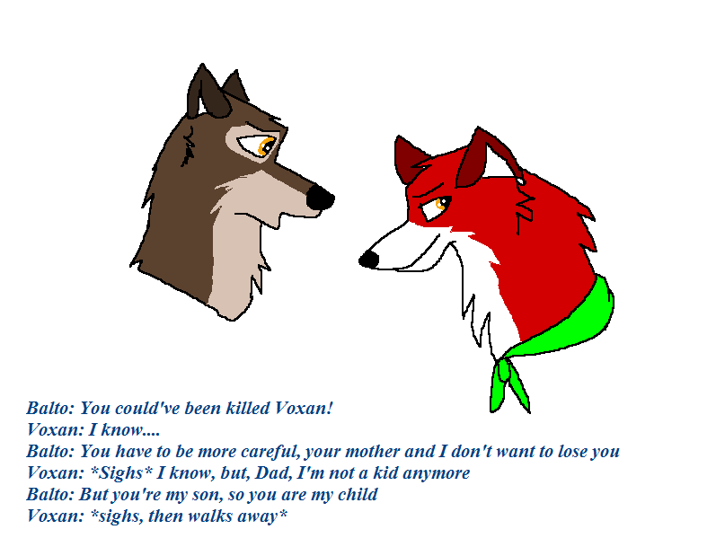 Father and son talk??