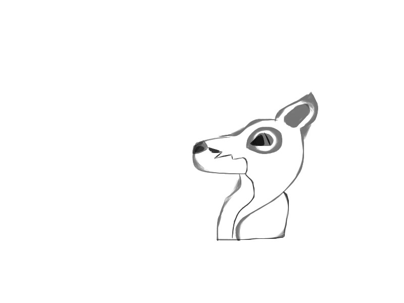 wolf Drawing