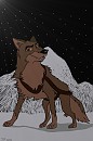 Balto in the moonlight