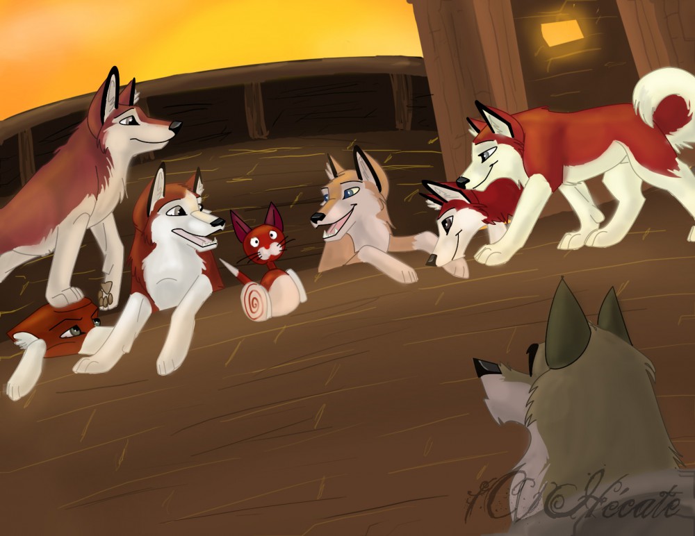Balto et ses enfants 