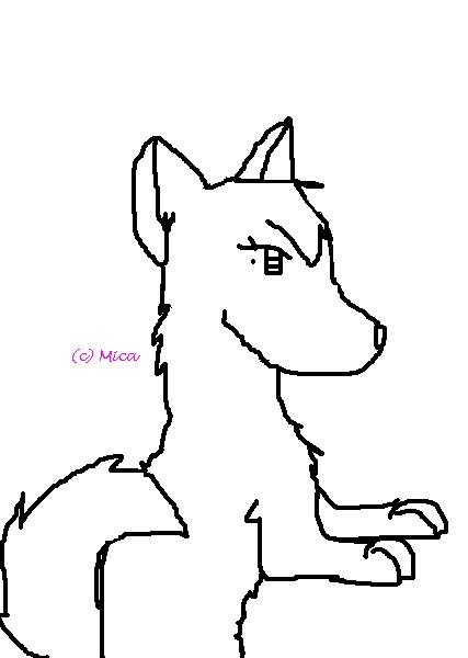 Ms Paint Friendly Line-Art