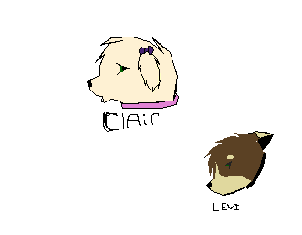 Levi and his baby sister Clair :DD