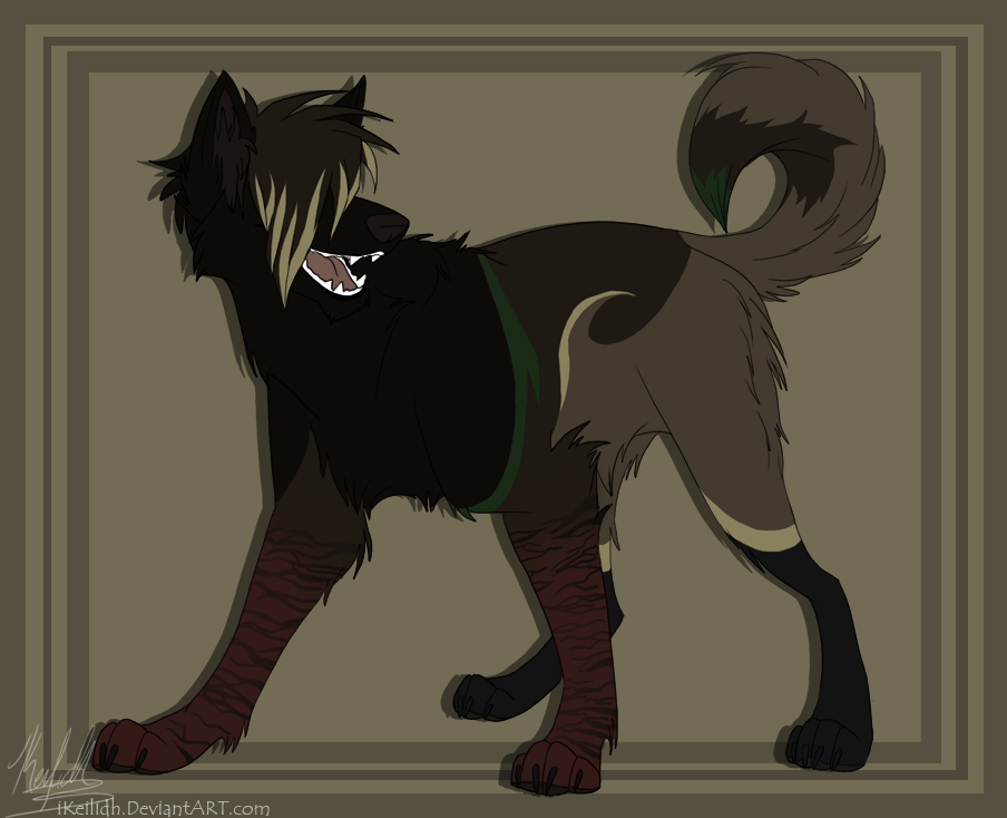 Peanuttehwolfhound commission