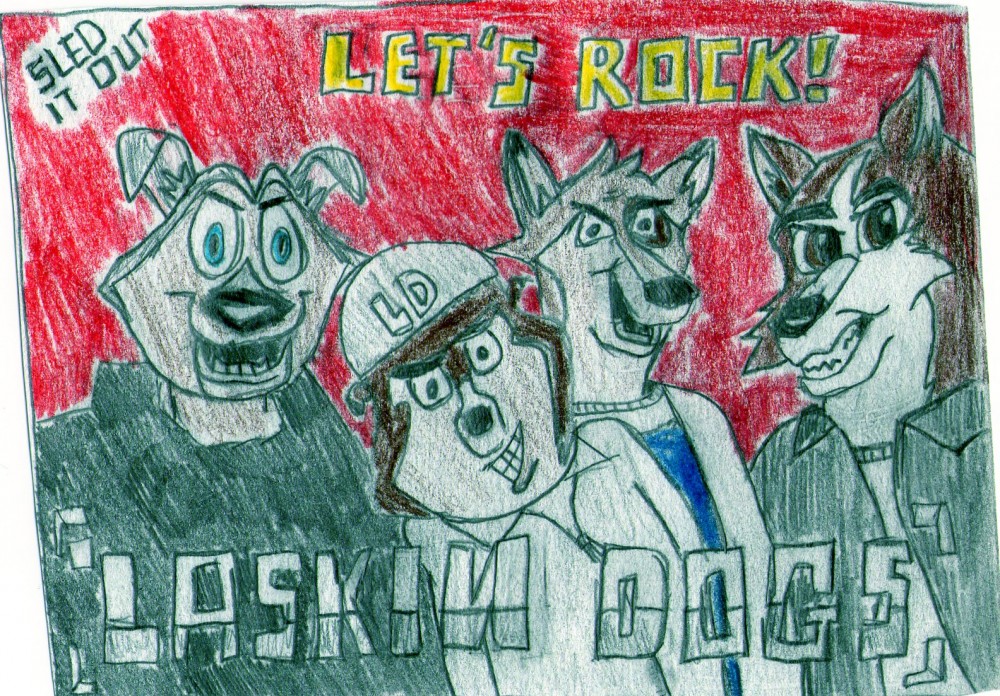 'Laskin Dogs (a canine version of Linkin Park)