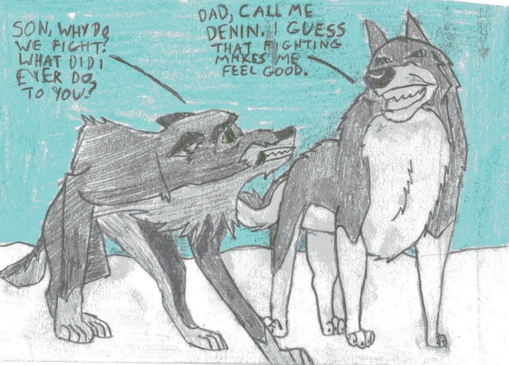 Balto and Denin arguing