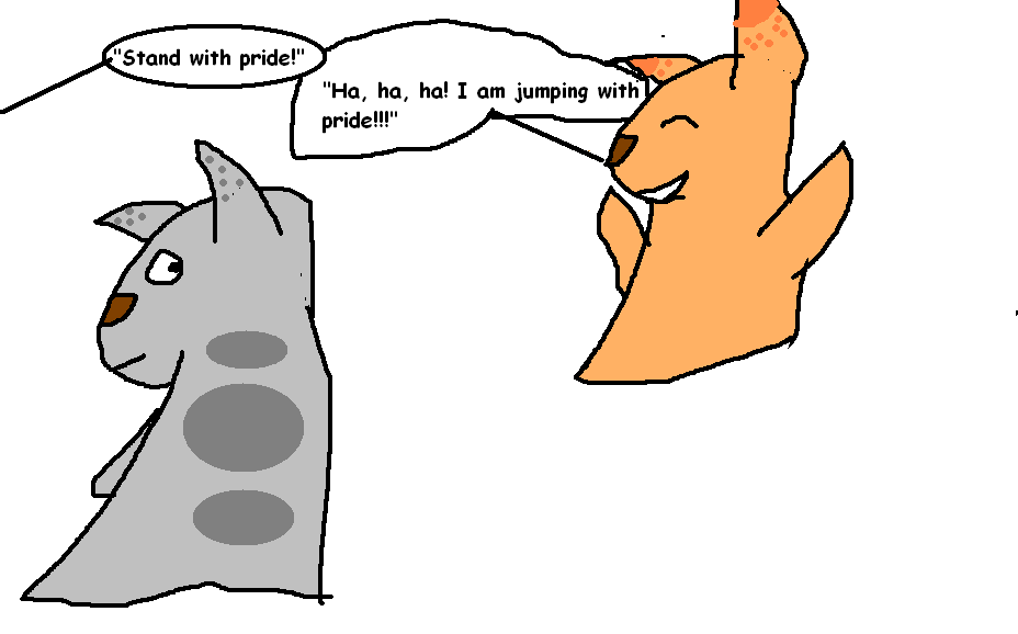 Jumping with pride