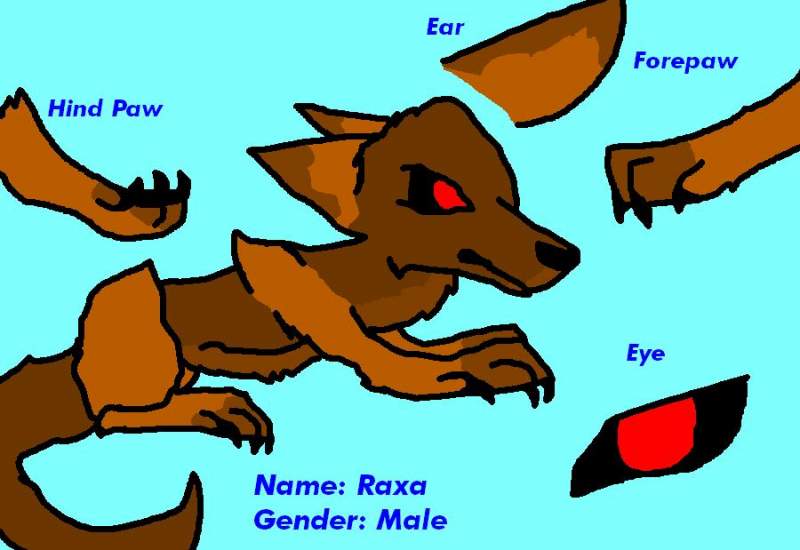 Raxa Character sheet