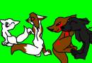 Ice, Terence, Akani, and Stitchwolf