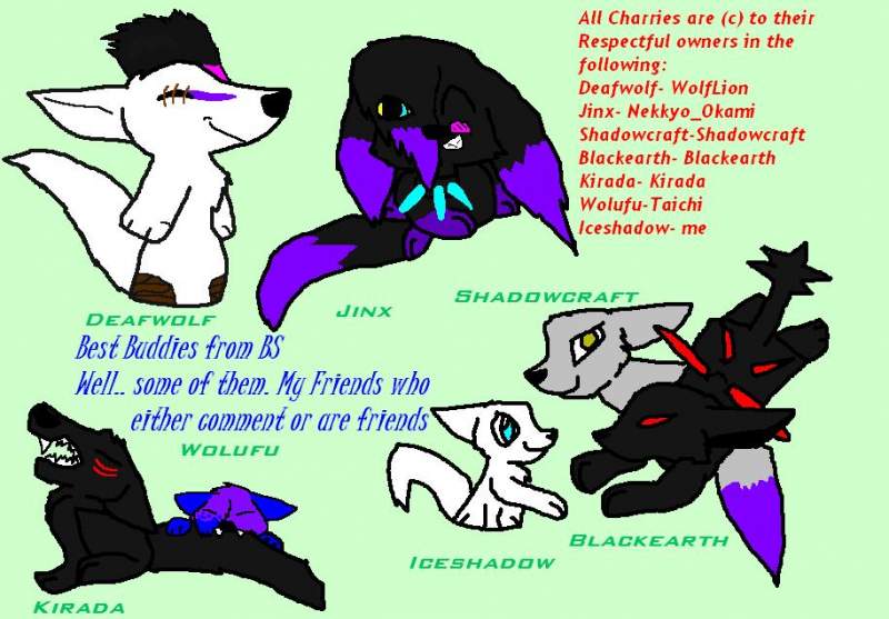 Some of my favorite fan art buddies