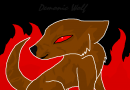 Demonic wolf