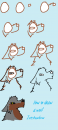 How to draw a wolf