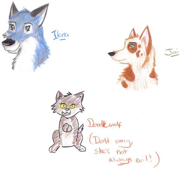 My 3 Main Characters