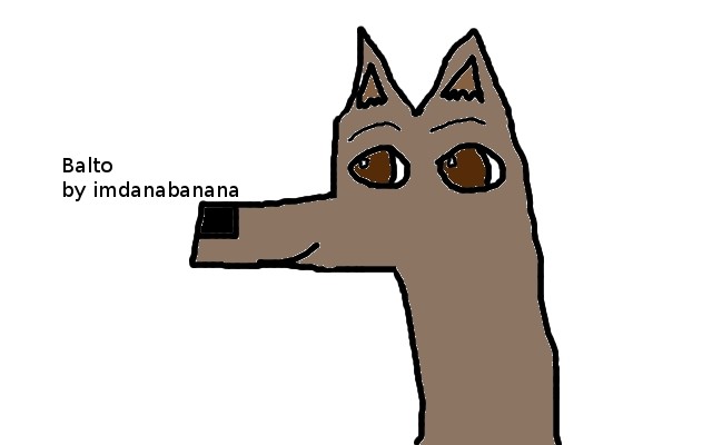 Drawing of Balto