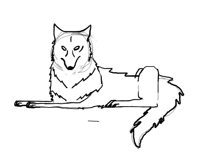 Fursona original scetch