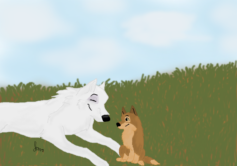 Baby Balto and his Mama