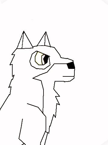 Lineart of Balto