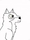Lineart of Balto