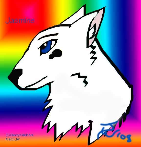 Jasmine - Cherry's Wolf Art