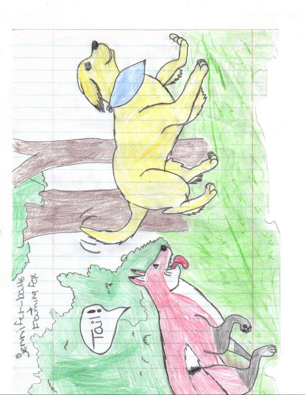 Me and Flaming fox ;my brother