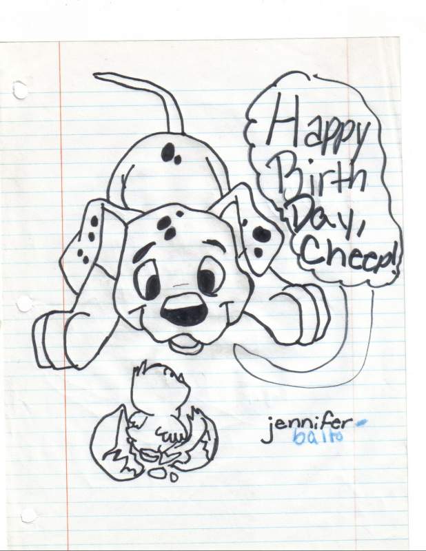 Happy Birthday,Cheep
