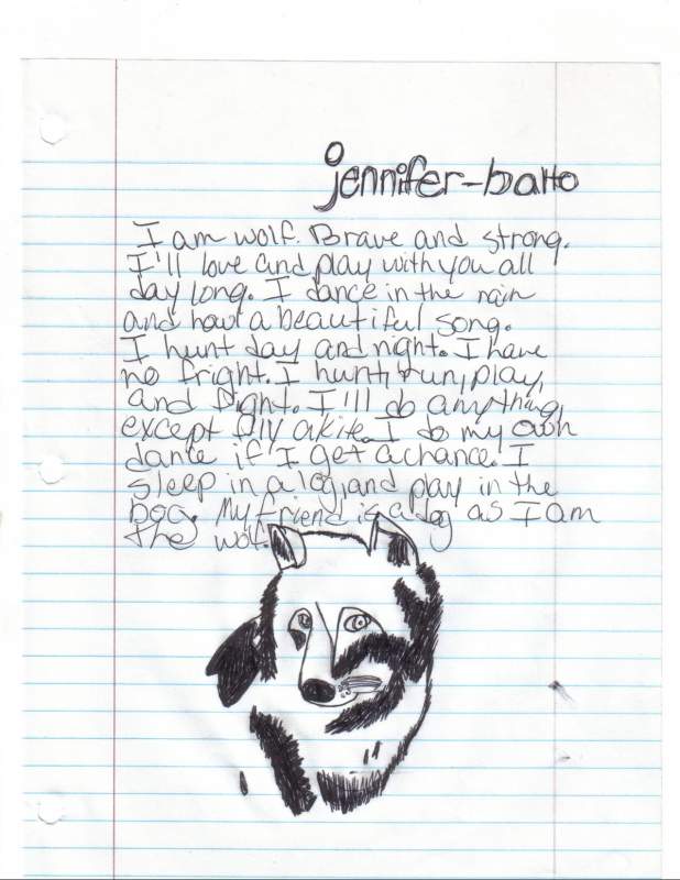 A pretty wolf