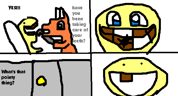 Cheese at the dentist
