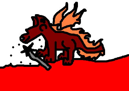 Fire Fairy Wolf