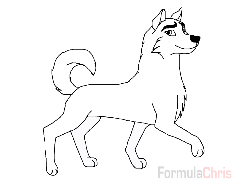 Female Husky/Malamute base.