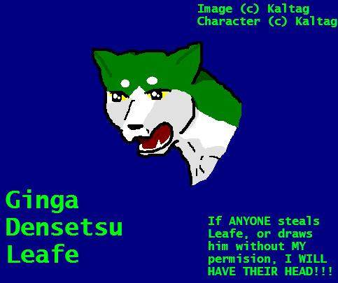 GINGA DENSETSU LEAFE RULES!!!!!