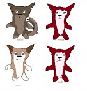balto, jenna, aleu and kodi as chibies!