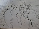 Balto et Jenna en Normandie