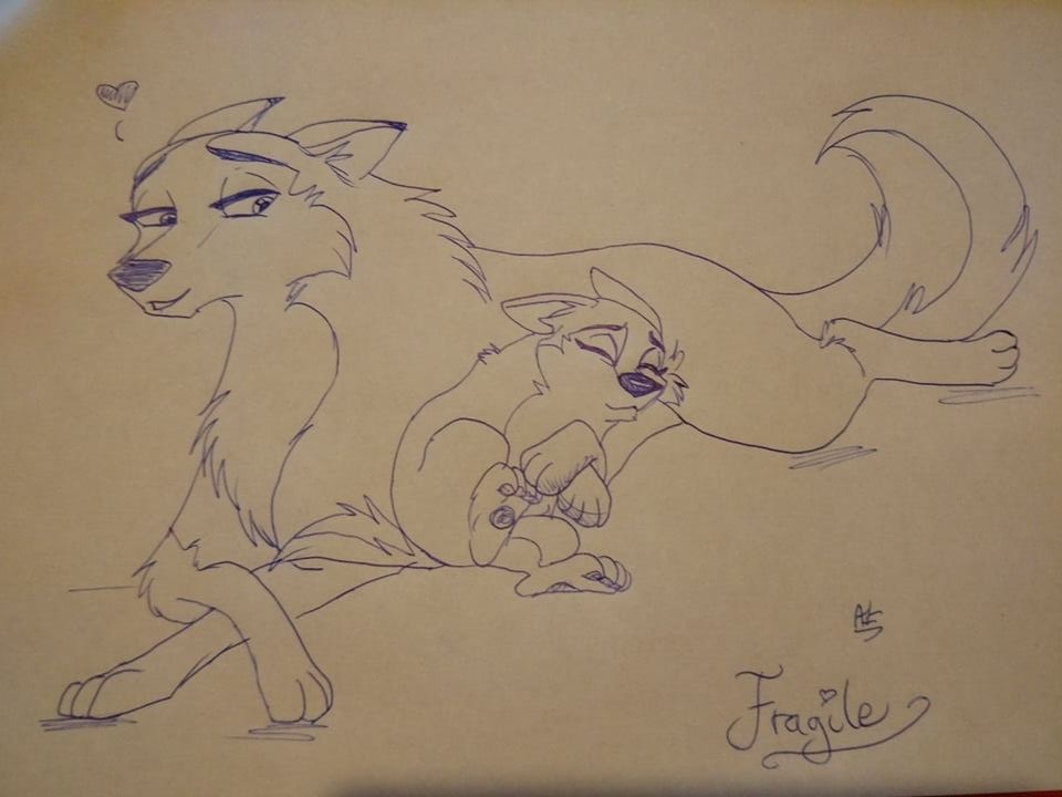 Inktober 20 fragile