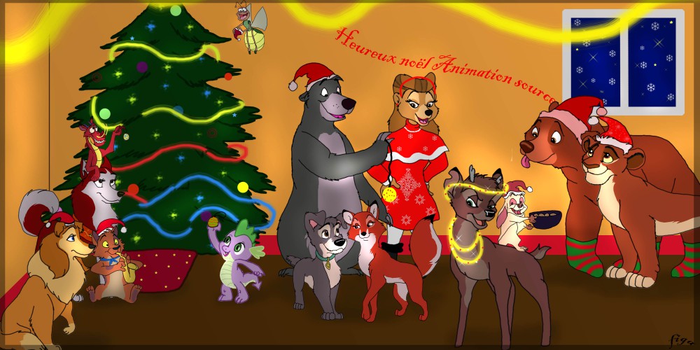 Joyeux noël animation source!!!