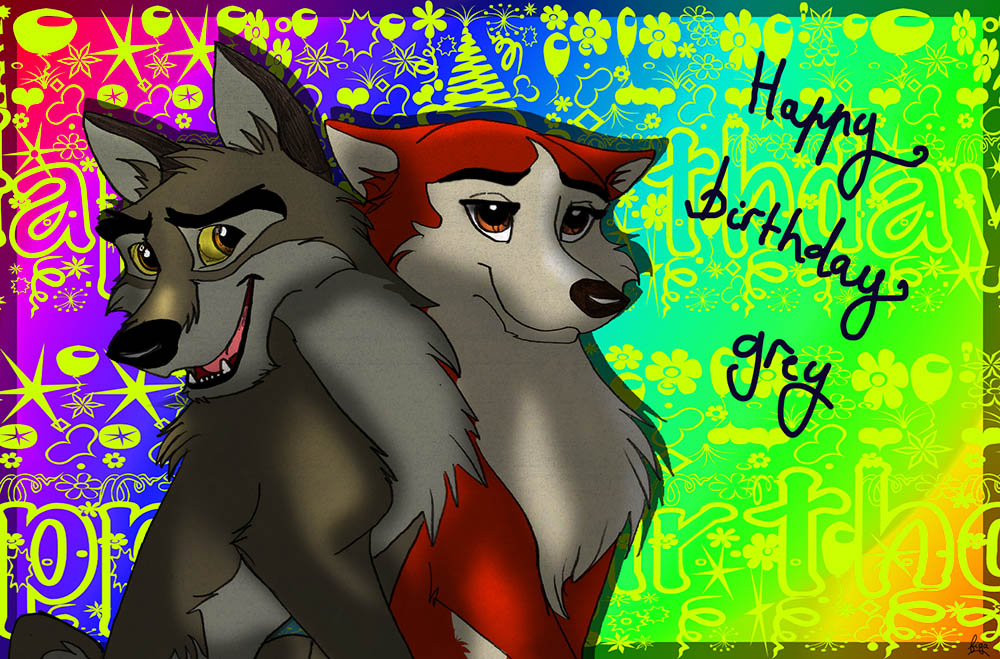 Joyeux anniversaire grey wolf!