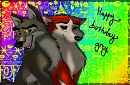 Joyeux anniversaire grey wolf!
