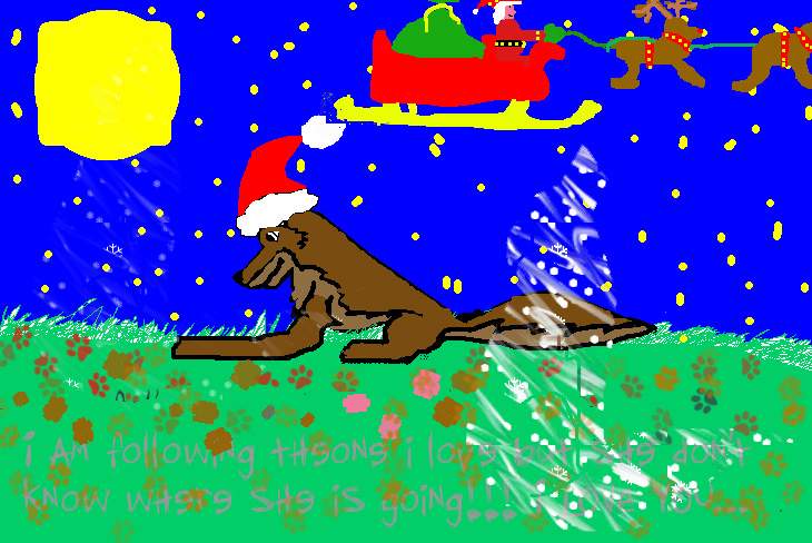 balto on christmas eve watch santa in the air givi