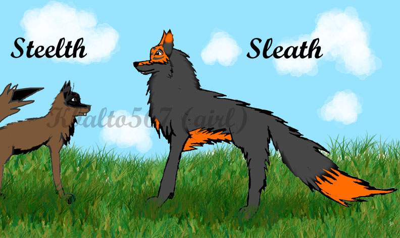 it is my characters colored