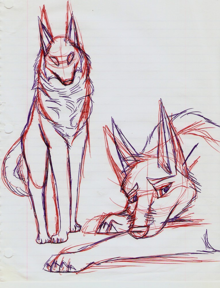 Heritage of the Wolf -B&W-