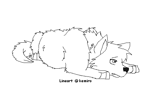 'Expecting' -Lineart-