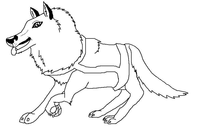 Husky Lineart