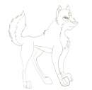 New Wolf Character (unfinished)
