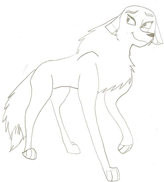 An unfinished sketch of Eponine.