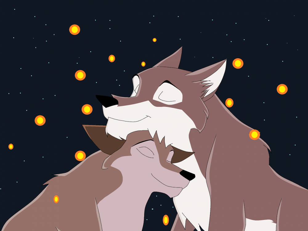 You Are The Moon, That breaks The Night...