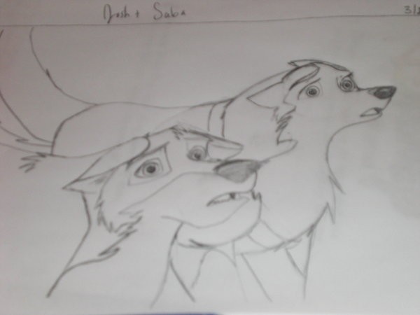 Josh and Saba doodle again