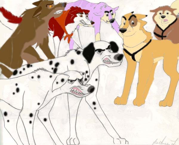 Dog Wars (colored version)