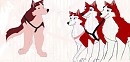 Kodi, Saba, Red Aleu Twin, and Dingo