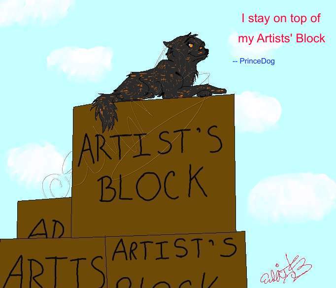 I Stay On Top of My Artist's Block