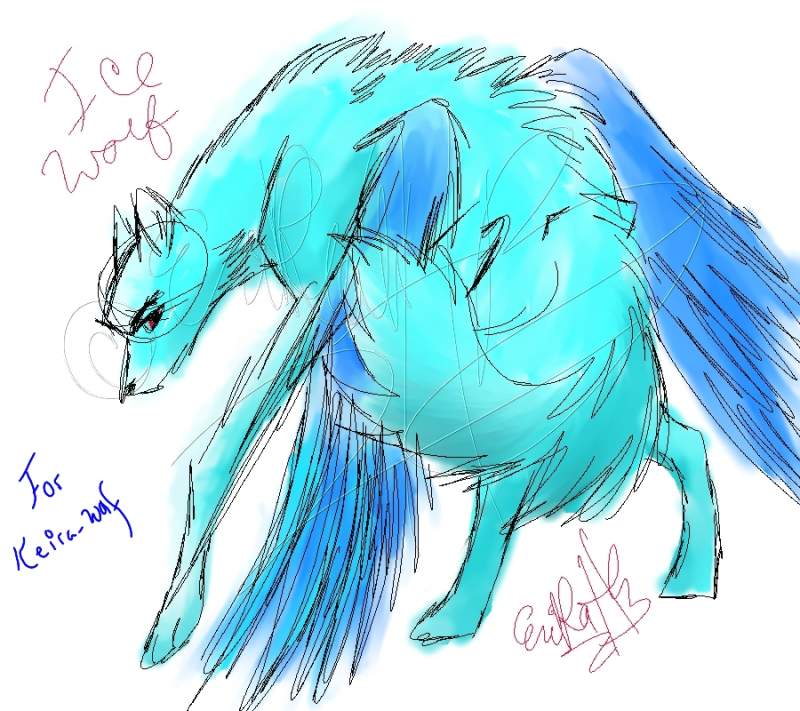 Keira's Ice Wolf