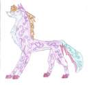 Rainbow wolf