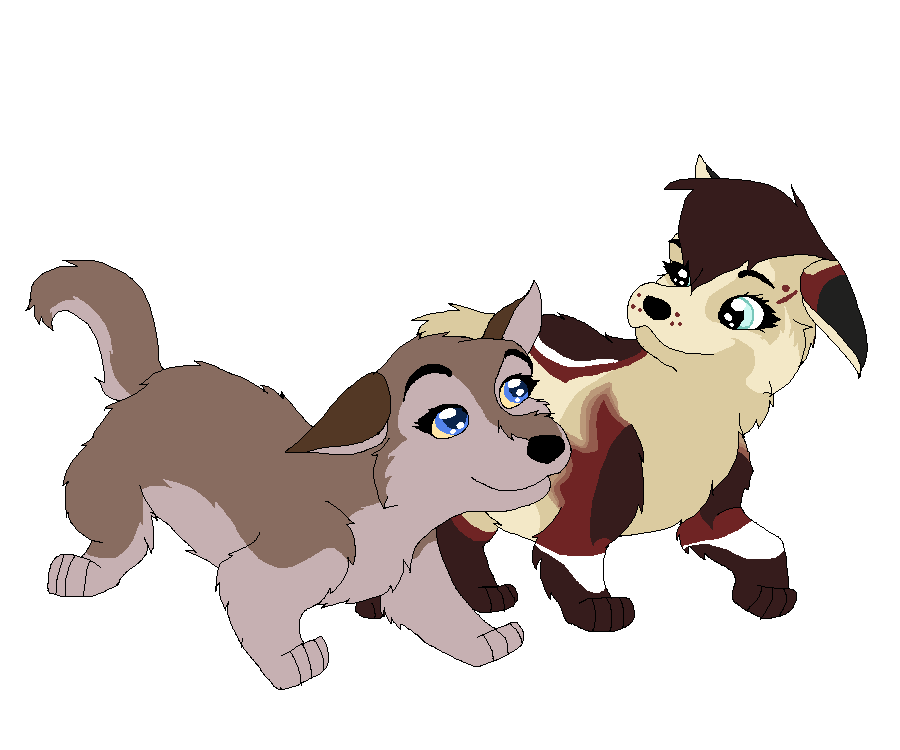 Red Velvet and Aleu - Request from KarateWolf